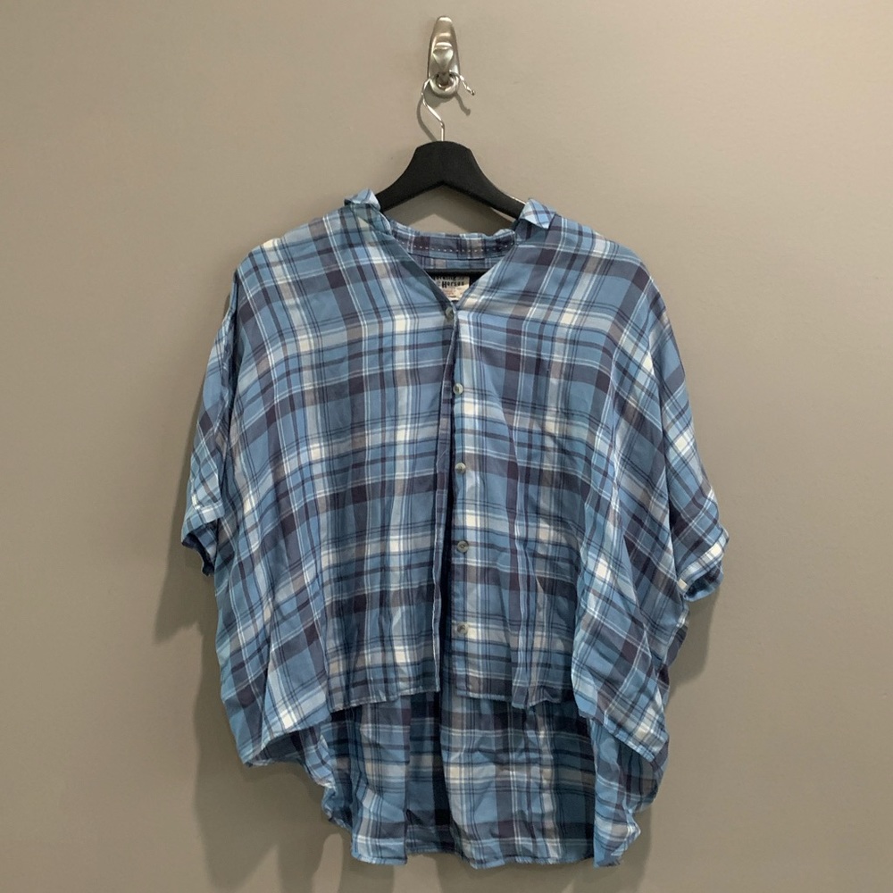 Holding Horses Blue Halsey Plaid Top